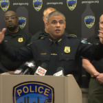 Peoria Police Refuse to Release Evidence of Man Pointing Gun at Police Peoria Police Chief Echevarria Press Conference about Brian Childers