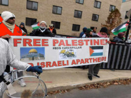 Boycott Caterpillar’s Complicity in Israel’s War Crimes Boycott Caterpillar's Complicity in Israel's War Crimes Thumbnail free palestine bds on cat